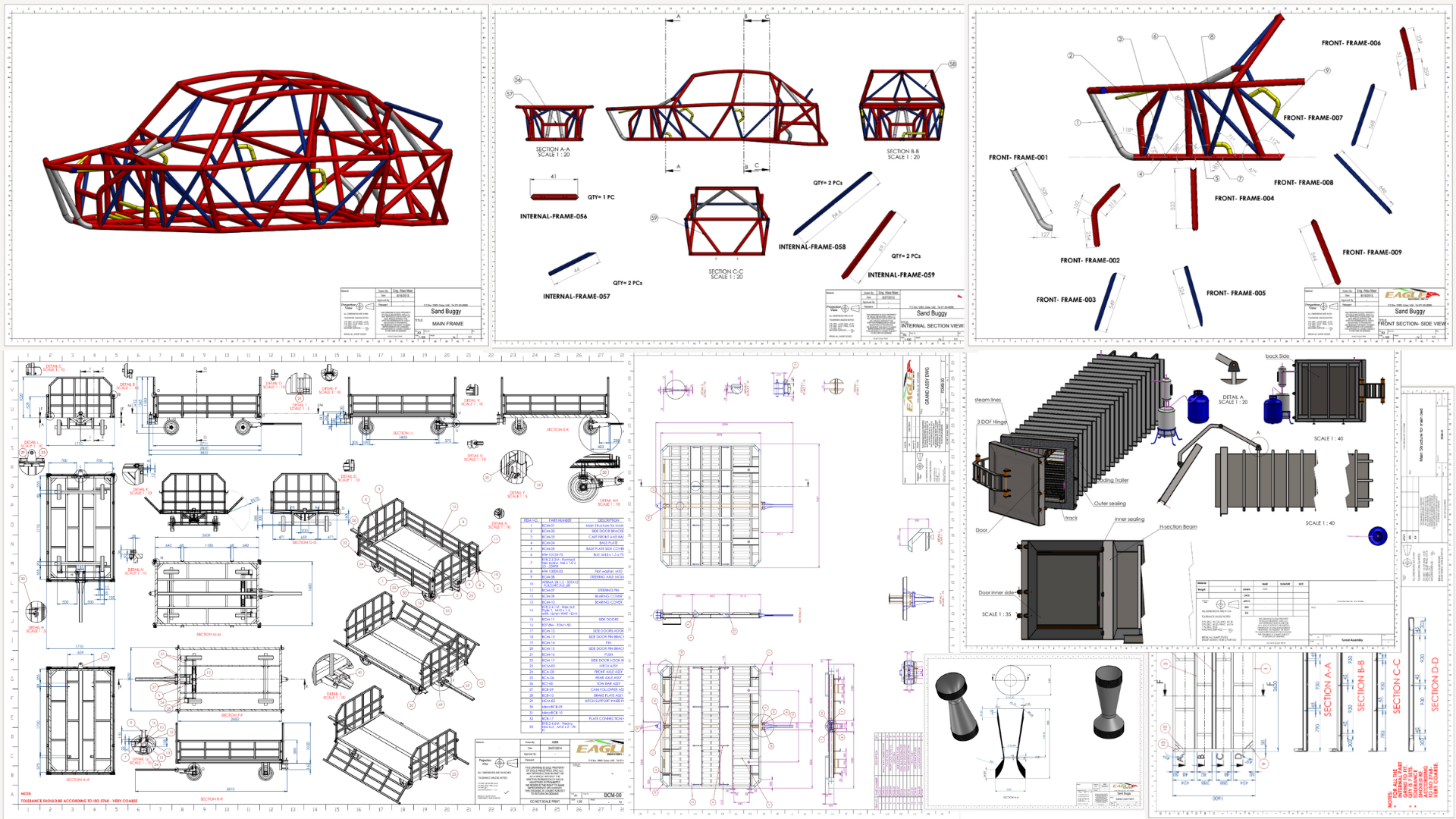 Industrial design grid