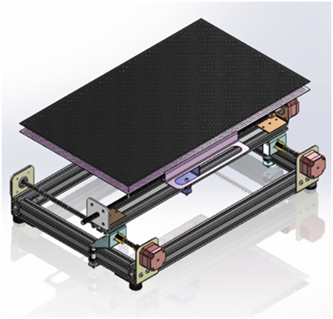 Low-cost tactile tablet prototype